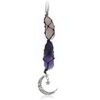 Boho Garden Dije colgante para automóvil Cuarzo rosa_1
