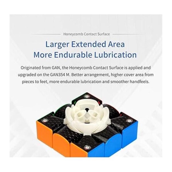 Bokefenuo GAN354 M v2 Cubo magnético de velocidad de 3 x_6