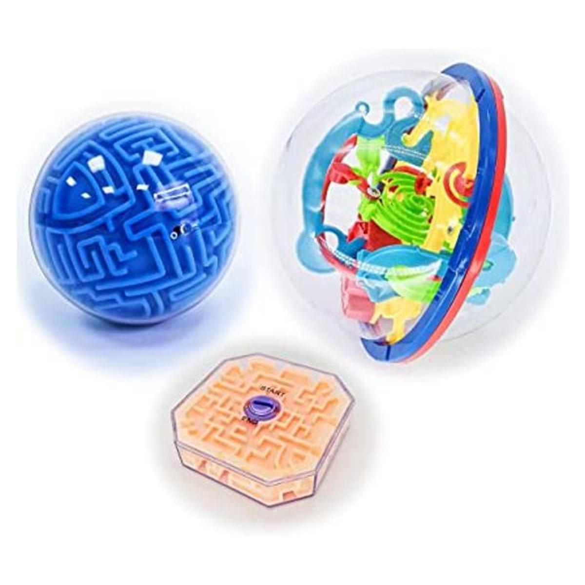 Bola de laberinto 3D y mini cubo esfera de rompecabezas