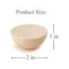 Bolas de madera divididas de 2.0 in 20 unidades sin