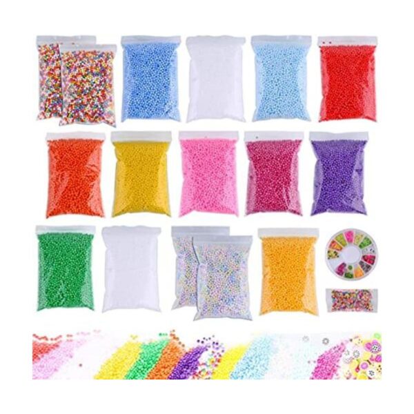 Bolas flotantes de espuma de slime paquete de 18 cuentas
