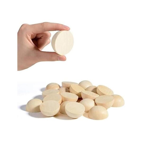 Bolas de madera divididas de 2.0 in 20 unidades sin