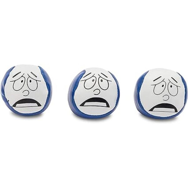 Bolitas de malabares con 4 diseños divertidos de cara