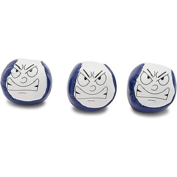 Bolitas de malabares con 4 diseños divertidos de cara