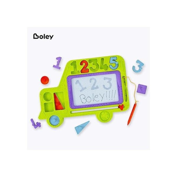Boley Roo Crew School Bus Tabla de dibujo magnética de 12_2