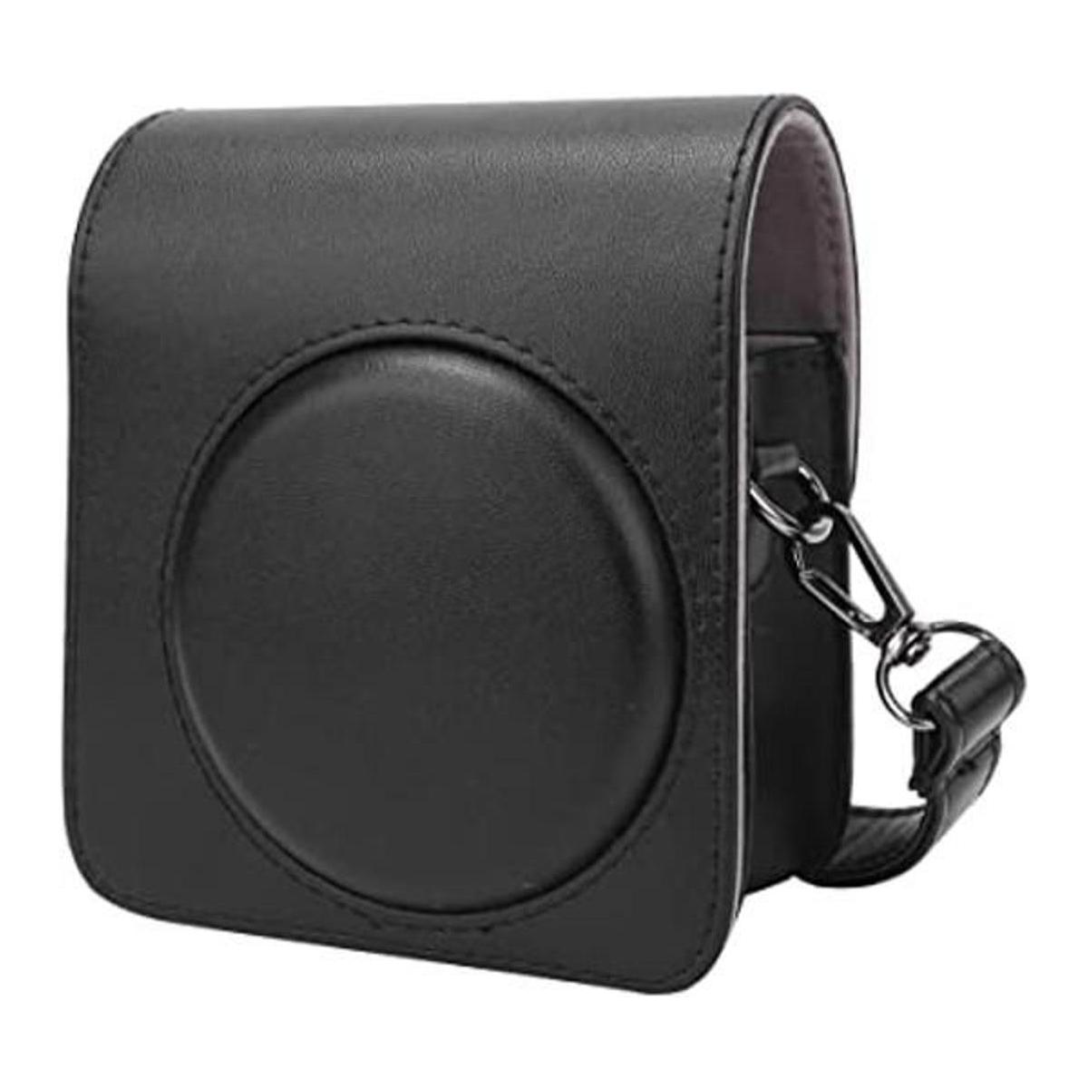 Bolsa de cámara funda protectora de cuero PU con correa