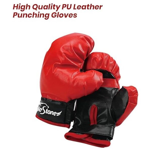 Bolsa de boxeo inflable para niños con guantes de boxeo_4