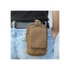 Bolsa de cuero genuino para la cadera teléfono celular_4