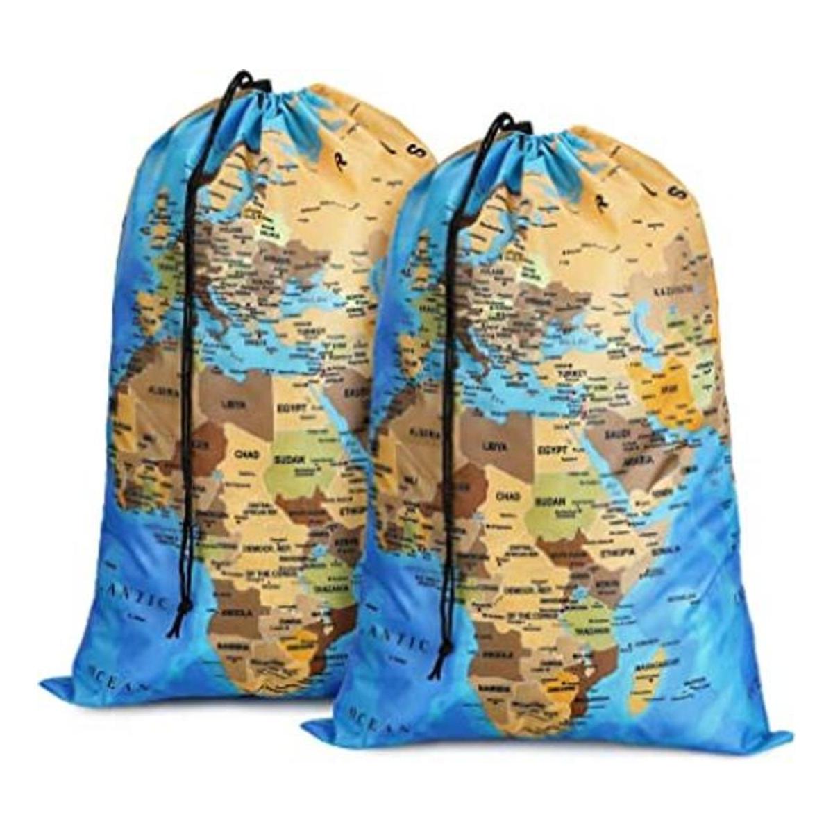 Bolsa de lavandería de 2 piezas de 22 x 16 pulgadas con