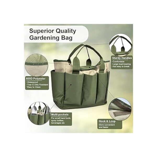 Bolsa de herramientas de jardín bolsa de jardinería con_6