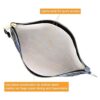 Bolsa de lona para herramientas con cremallera paquete de_4