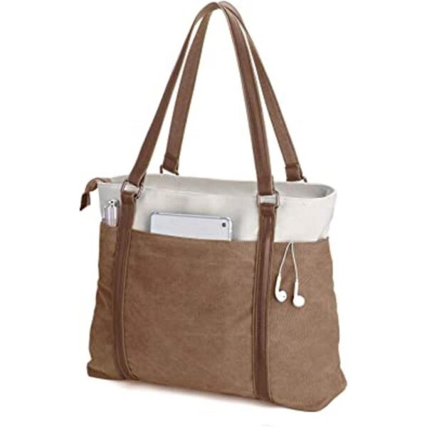 Bolsa de mano para laptop para el trabajo lona ligera de_1