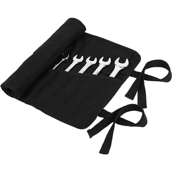 Bolsa enrollable de lona encerada resistente multiusos