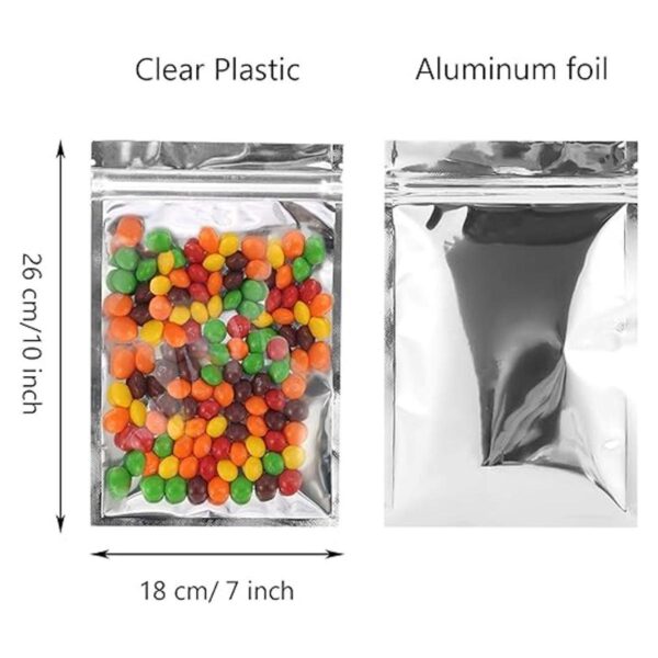 Bolsas de Mylar resellables 100 unidades de 7 x 10_2