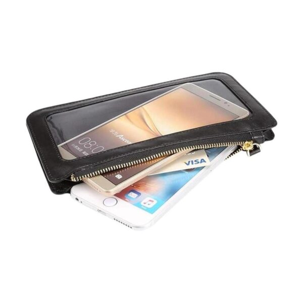Bolsa para teléfono con pantalla táctil de piel sintética_5