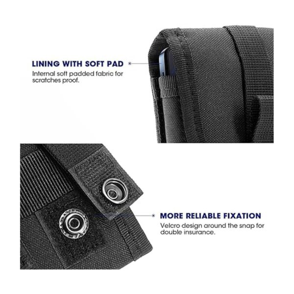 Bolsa táctica Molle ejército cintura Holster Teléfono_5
