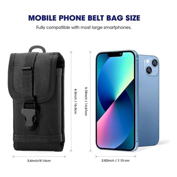 Bolsa táctica Molle ejército cintura Holster Teléfono_2