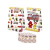 Bolsas de dulces con pegatinas para bomberos bolsas de_1