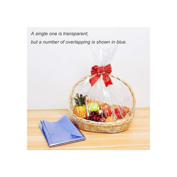 Bolsas de celofán extra grandes para cestas de Navidad_5