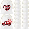 Bolsas en blanco de sublimación con cordón de Navidad