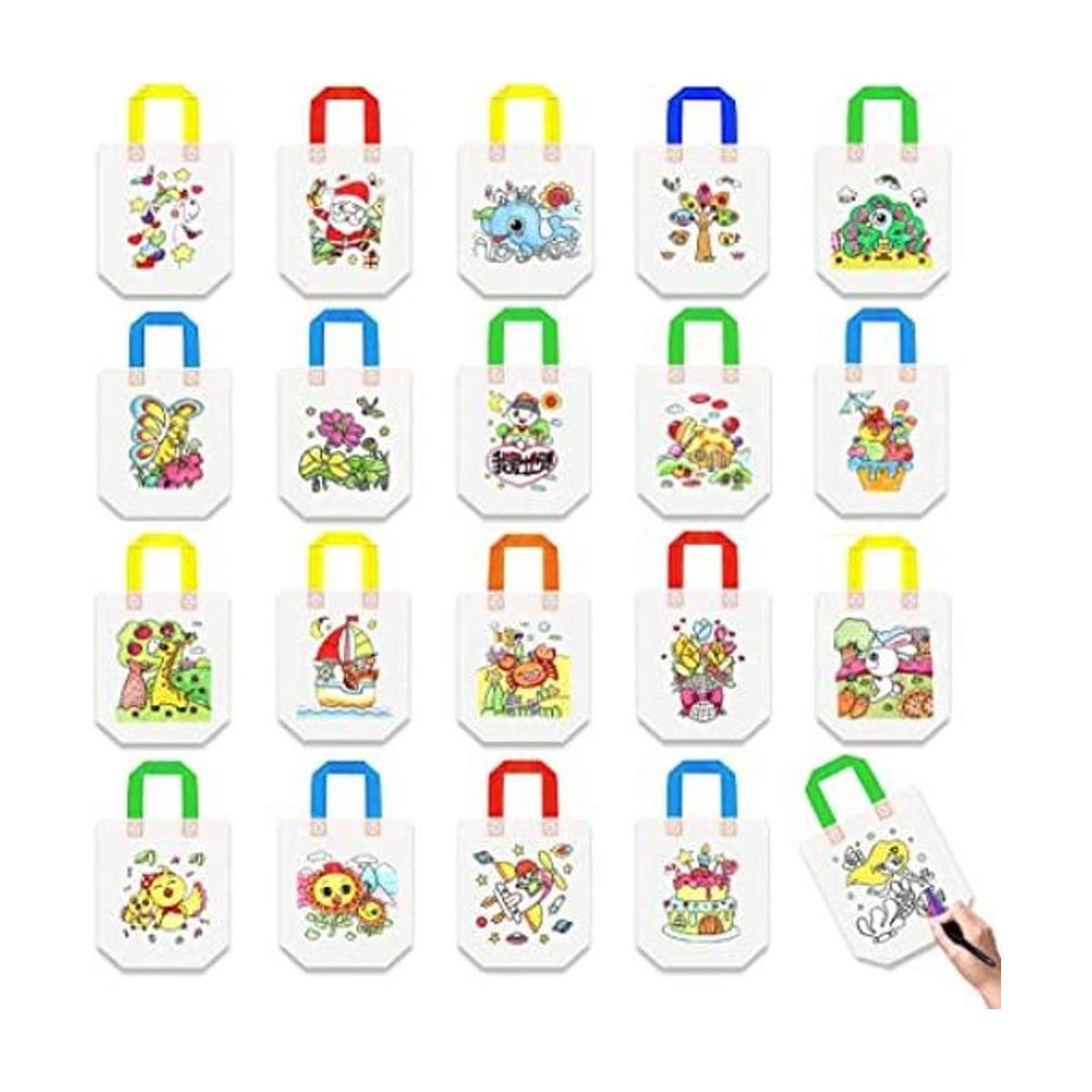 Bolsas ecológicas reutilizables para colorear para fiestas