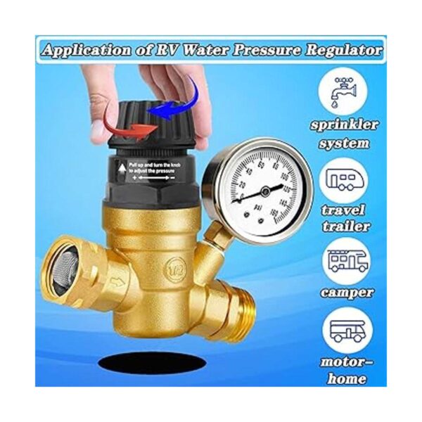 Boltigen Válvula reguladora de presión de agua ajustable_6