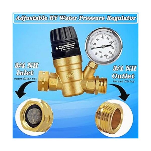 Boltigen Válvula reguladora de presión de agua ajustable_5