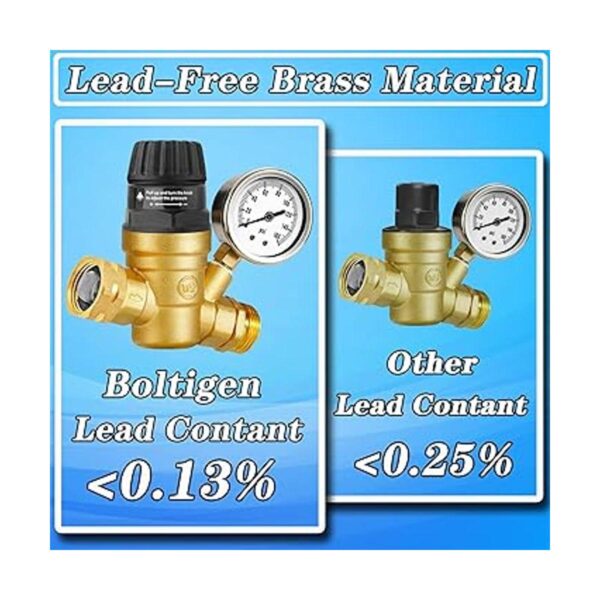 Boltigen Válvula reguladora de presión de agua ajustable_4
