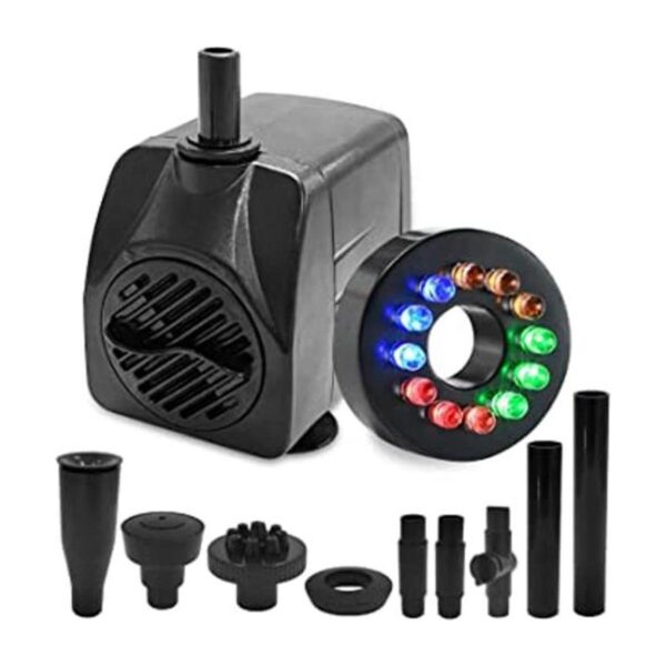 Bomba de fuente 15 W 260 GPH bomba de agua sumergible