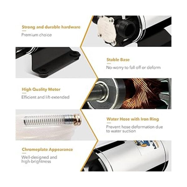 Bomba de transferencia de agua de 12 V 330 GPH LilMonster