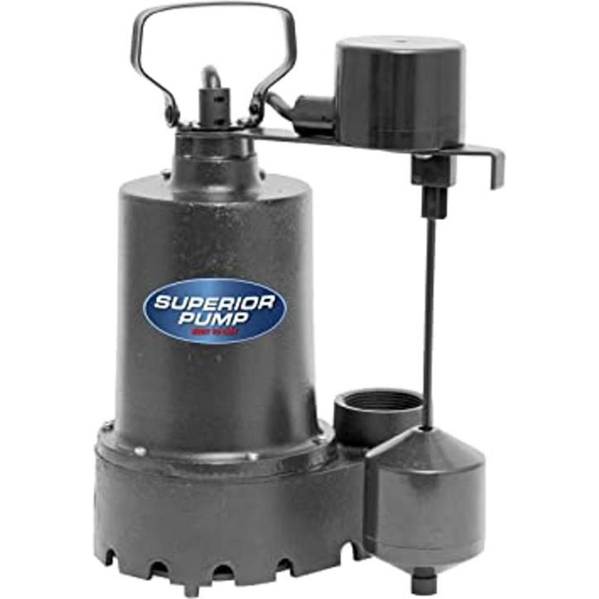 Bomba para sumidero Superior Pump 13 HP de hierro