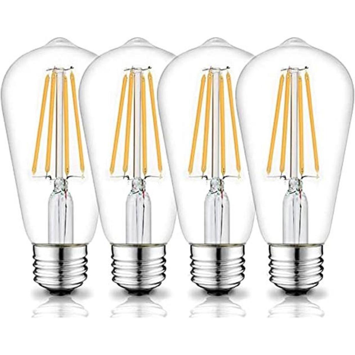 Bombilla Edison de 12 V 6 W E26 12 V equivalente a