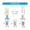 Bombilla LED E12 de 5 W equivalente a bombillas de_2