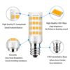 Bombilla LED E12 de 5 W equivalente a bombillas de_3
