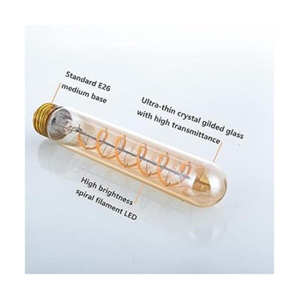 Bombilla LED Eison regulable de 4 W bombilla LED larga