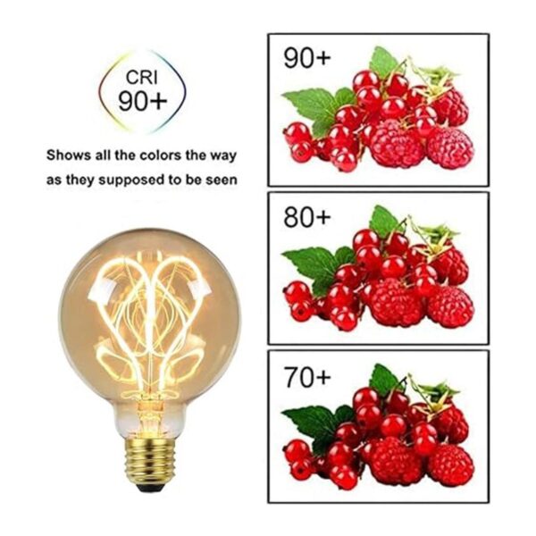Bombilla LED Edison G95 de 4 W regulable filamento LED_4