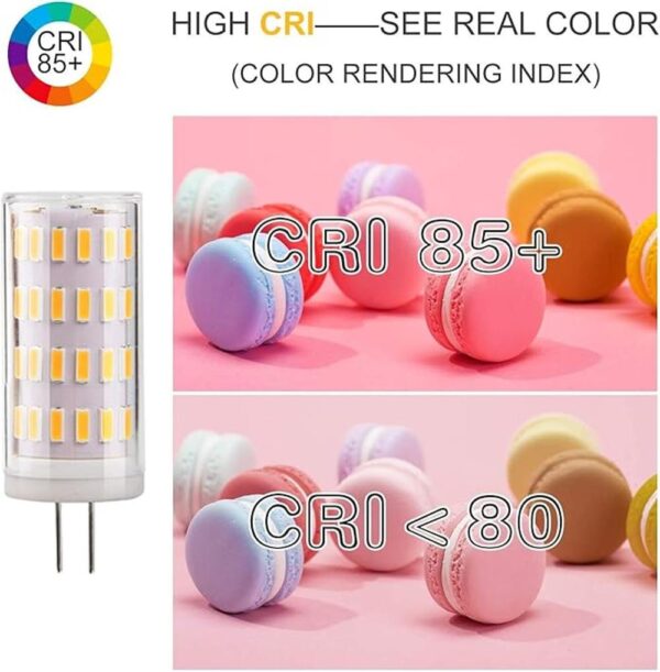 Bombilla LED G4 de 12 V 5 W G4 T3 JC con base bipines