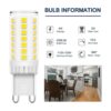 Bombilla LED G9 regulable para horno de microondas