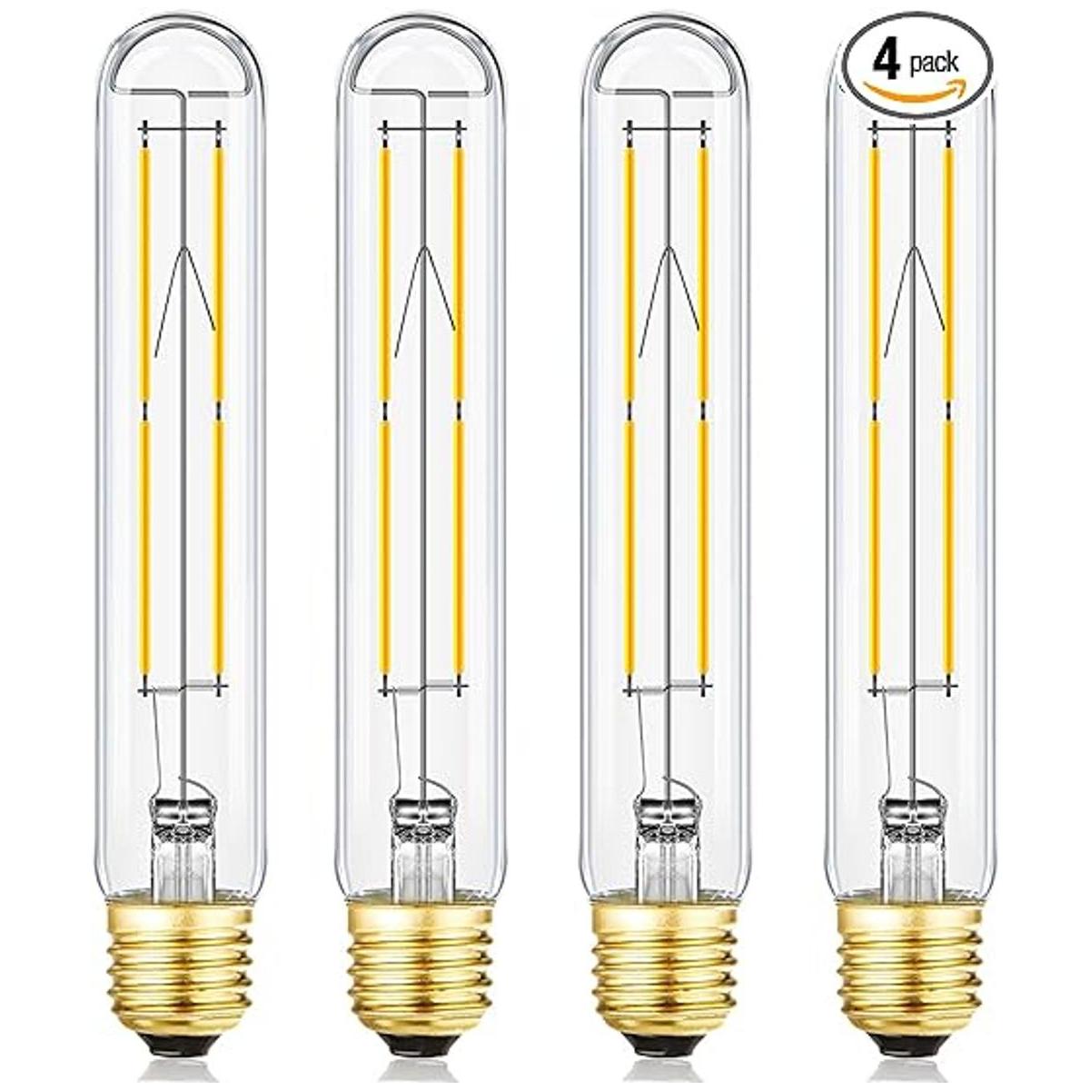 Bombilla LED T10 de 8 W regulable base E26 bombilla