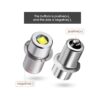 Bombilla LED de 3 W CC 412 V bombillas de linterna de
