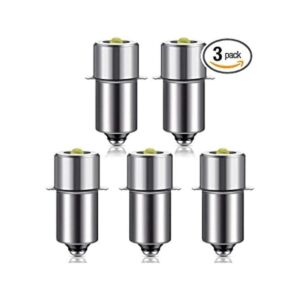Bombilla LED de 3 W CC 412 V bombillas de linterna de