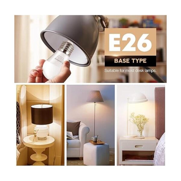 Bombilla LED de 3 W equivalente a 25 W bombilla de mesa_3