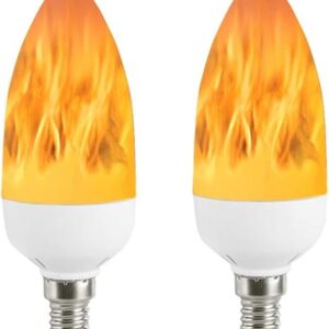Bombilla LED de llama E12 base de candelabro 3 W luz_1