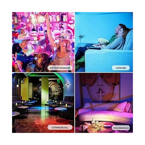 Bombilla LED que cambia de color con control remoto 10 W