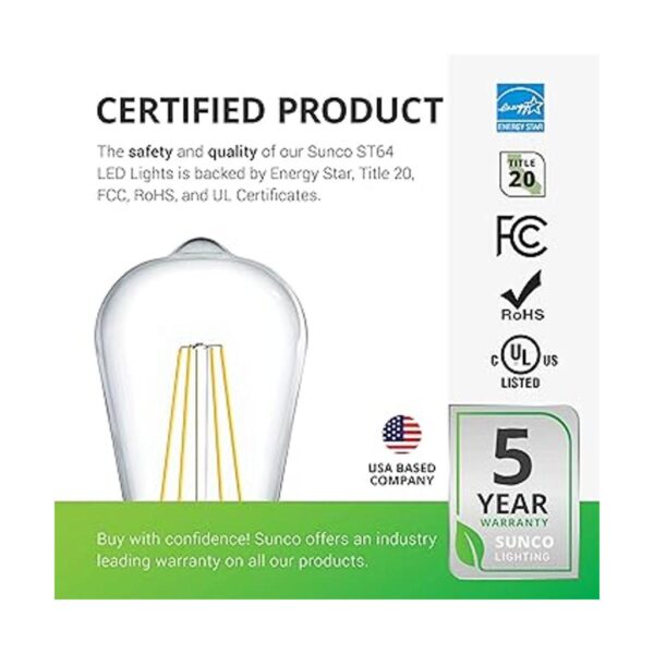 Bombilla ST64 con filamentos led 8.5 w 12 pk multicolor_6