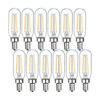 Bombilla de candelabro E12 de 25 W T6 LED regulable de_1