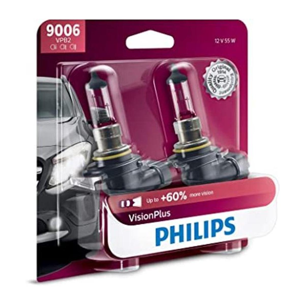 Bombilla de recambio Philips H1VisionPlus Paquete de 2