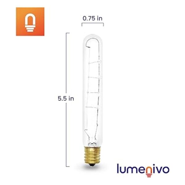 Bombilla de refrigerador T6.5 de 40 vatios y 130 voltios_2