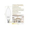 Bombilla pequeña tipo B bombilla LED Comzler Candelabra_3