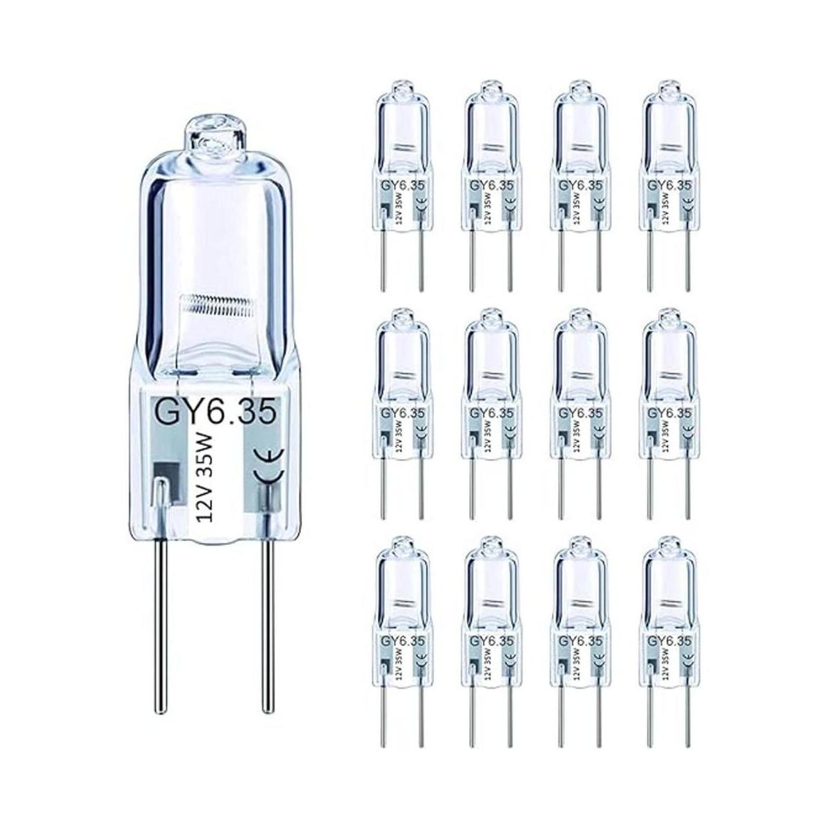 Bombillas GY6.35 de 12 V 35 W JC T3T4 Bipin GY6.35
